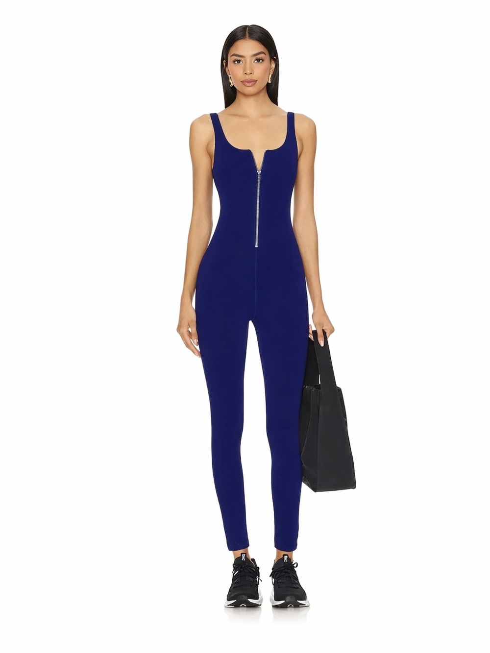 GIGI C Merit Jumpsuit In Royal Blue Size Medium